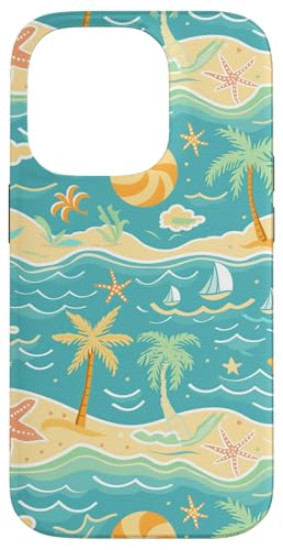 Strandmuster-Design, Küsten-Themenkunst, Sommerurlaub Hülle für iPhone 14 Pro Strandmuster-Design, Küsten-Themenkunst, Sommerurlaub Hülle für iPhone 14 Pro von Fun Summer Beach Designs