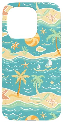 Strandmuster-Design, Küsten-Themenkunst, Sommerurlaub Hülle für iPhone 15 Pro Strandmuster-Design, Küsten-Themenkunst, Sommerurlaub Hülle für iPhone 15 Pro von Fun Summer Beach Designs