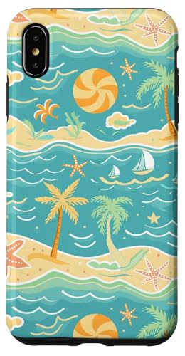 Strandmuster-Design, Küsten-Themenkunst, Sommerurlaub Hülle für iPhone XS Max Strandmuster-Design, Küsten-Themenkunst, Sommerurlaub Hülle für iPhone XS Max von Fun Summer Beach Designs
