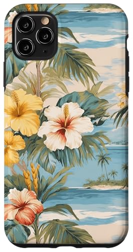 Tropischer Strand Hibiskus Blumendesign, Island Paradise Art Hülle für iPhone 11 Pro Max Tropischer Strand Hibiskus Blumendesign, Island Paradise Art Hülle für iPhone 11 Pro Max von Fun Summer Beach Designs