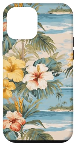 Tropischer Strand Hibiskus Blumendesign, Island Paradise Art Hülle für iPhone 12 mini Tropischer Strand Hibiskus Blumendesign, Island Paradise Art Hülle für iPhone 12 mini von Fun Summer Beach Designs