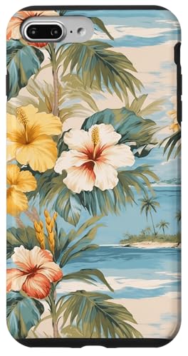 Tropischer Strand Hibiskus Blumendesign, Island Paradise Art Hülle für iPhone 7 Plus/8 Plus Tropischer Strand Hibiskus Blumendesign, Island Paradise Art Hülle für iPhone 7 Plus/8 Plus von Fun Summer Beach Designs