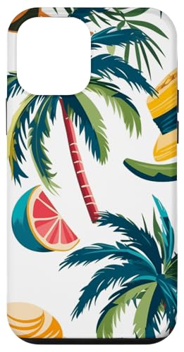 Tropisches Design, Sommerstimmung, Palmen-Design, Hut, Brille Hülle für iPhone 12 mini Tropisches Design, Sommerstimmung, Palmen-Design, Hut, Brille Hülle für iPhone 12 mini von Fun Summer Beach Designs