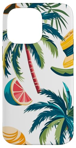 Tropisches Design, Sommerstimmung, Palmen-Design, Hut, Brille Hülle für iPhone 14 Pro Max Tropisches Design, Sommerstimmung, Palmen-Design, Hut, Brille Hülle für iPhone 14 Pro Max von Fun Summer Beach Designs