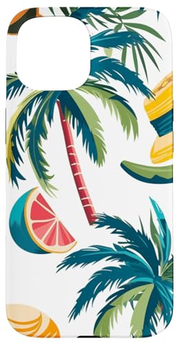 Tropisches Design, Sommerstimmung, Palmen-Design, Hut, Brille Hülle für iPhone 15 Tropisches Design, Sommerstimmung, Palmen-Design, Hut, Brille Hülle für iPhone 15 von Fun Summer Beach Designs