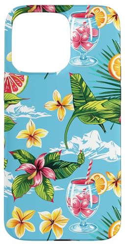 Tropisches Design, hawaiianische Blumen, Ananas-Frucht, Sommer Hülle für iPhone 15 Pro Max Tropisches Design, hawaiianische Blumen, Ananas-Frucht, Sommer Hülle für iPhone 15 Pro Max von Fun Summer Beach Designs