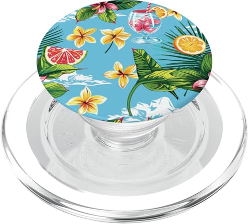 Tropisches Design, hawaiianische Blumen, Ananas-Frucht, Sommer PopSockets PopGrip für MagSafe Tropisches Design, hawaiianische Blumen, Ananas-Frucht, Sommer PopSockets PopGrip für MagSafe von Fun Summer Beach Designs