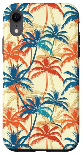 Tropisches Palmen-Design, Retro-Stil, Strand, Insel Hülle für iPhone XR Tropisches Palmen-Design, Retro-Stil, Strand, Insel Hülle für iPhone XR von Fun Summer Beach Designs