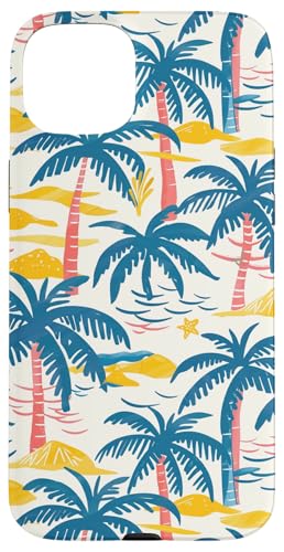 Tropisches Palmen-Design, Strand, Inselstimmung, Sommerdesign Hülle für iPhone 15 Plus Tropisches Palmen-Design, Strand, Inselstimmung, Sommerdesign Hülle für iPhone 15 Plus von Fun Summer Beach Designs