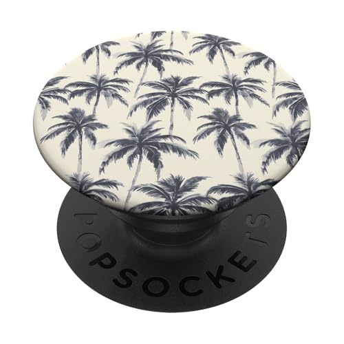 Tropisches Palmen-Design, ästhetisch, Küsten-Stil PopSockets Klebender PopGrip Tropisches Palmen-Design, ästhetisch, Küsten-Stil PopSockets Klebender PopGrip von Fun Summer Beach Designs