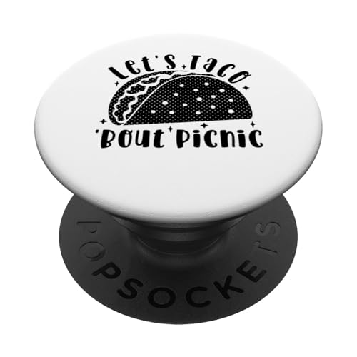Let's Taco Bout It Lustiges mexikanisches Essen Tacos Picknick PopSockets Klebender PopGrip Let's Taco Bout It Lustiges mexikanisches Essen Tacos Picknick PopSockets Klebender PopGrip von Fun Taco