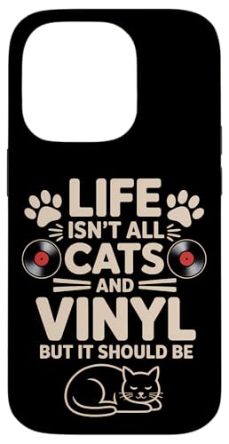 Cats And Vinyl Schallplatte Lustiges Vinyl Hülle für iPhone 14 Pro Cats And Vinyl Schallplatte Lustiges Vinyl Hülle für iPhone 14 Pro von Fun Vinyl Cool Vinyl And Cats Design