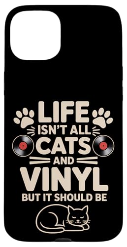 Cats And Vinyl Schallplatte Lustiges Vinyl Hülle für iPhone 15 Plus Cats And Vinyl Schallplatte Lustiges Vinyl Hülle für iPhone 15 Plus von Fun Vinyl Cool Vinyl And Cats Design