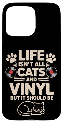 Cats And Vinyl Schallplatte Lustiges Vinyl Hülle für iPhone 15 Pro Max Cats And Vinyl Schallplatte Lustiges Vinyl Hülle für iPhone 15 Pro Max von Fun Vinyl Cool Vinyl And Cats Design