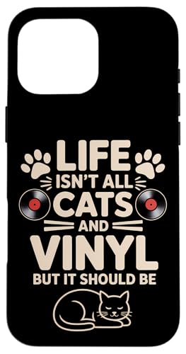 Cats And Vinyl Schallplatte Lustiges Vinyl Hülle für iPhone 16 Pro Max Cats And Vinyl Schallplatte Lustiges Vinyl Hülle für iPhone 16 Pro Max von Fun Vinyl Cool Vinyl And Cats Design