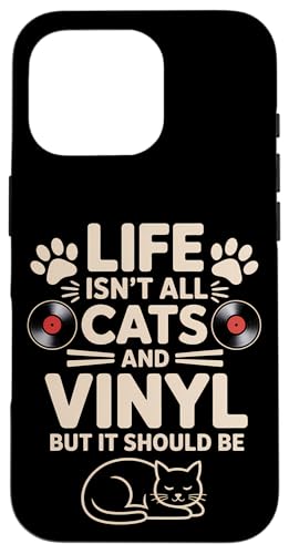 Cats And Vinyl Schallplatte Lustiges Vinyl Hülle für iPhone 16 Pro Cats And Vinyl Schallplatte Lustiges Vinyl Hülle für iPhone 16 Pro von Fun Vinyl Cool Vinyl And Cats Design