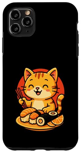 Katze Sushi Cartoon Japan Sonne Anime Kawaii Manga Hülle für iPhone 11 Pro Max Katze Sushi Cartoon Japan Sonne Anime Kawaii Manga Hülle für iPhone 11 Pro Max von Fun