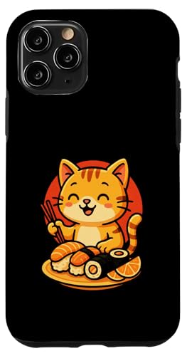 Katze Sushi Cartoon Japan Sonne Anime Kawaii Manga Hülle für iPhone 11 Pro Katze Sushi Cartoon Japan Sonne Anime Kawaii Manga Hülle für iPhone 11 Pro von Fun