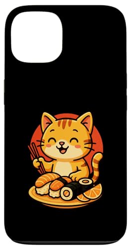 Katze Sushi Cartoon Japan Sonne Anime Kawaii Manga Hülle für iPhone 13 Katze Sushi Cartoon Japan Sonne Anime Kawaii Manga Hülle für iPhone 13 von Fun