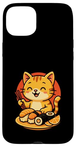 Katze Sushi Cartoon Japan Sonne Anime Kawaii Manga Hülle für iPhone 15 Plus Katze Sushi Cartoon Japan Sonne Anime Kawaii Manga Hülle für iPhone 15 Plus von Fun