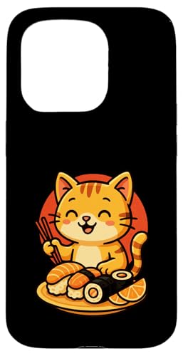 Katze Sushi Cartoon Japan Sonne Anime Kawaii Manga Hülle für iPhone 15 Pro Katze Sushi Cartoon Japan Sonne Anime Kawaii Manga Hülle für iPhone 15 Pro von Fun