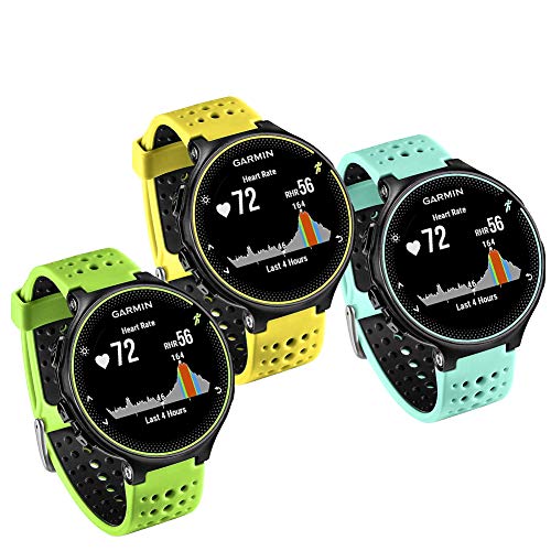 FunBand kompatibel mit Garmin Forerunner 235 Armband, Silikon Replacement Uhrenarmband für Garmin Forerunner 235/235 Lite/220/230/620/630/735XT/Approach S20/S5/S6 Smart Watch von FunBand