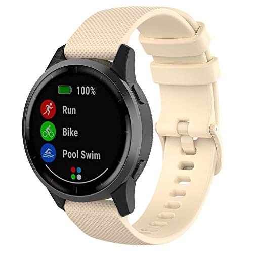 FunBand kompatibel mit Garmin Vivoactive 4 Armband, Silikon Replacement Uhrenarmband für Samsung Galaxy Watch 3 45mm/Huawei Watch GT 2 46mm/Samsung Galaxy Watch 46mm/Gear S3 Frontier Smartwatch von FunBand