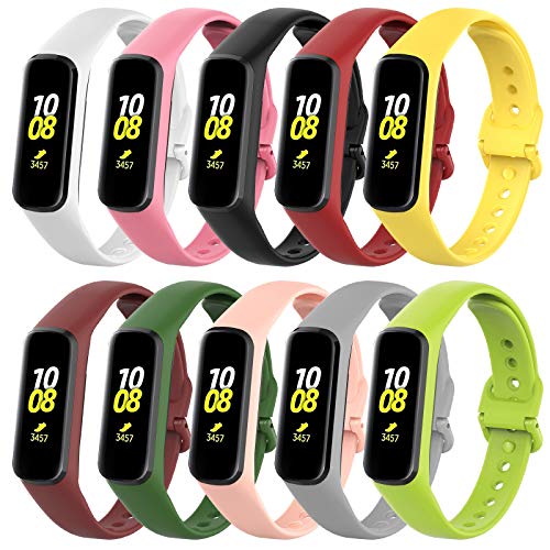 FunBand kompatibel mit Samsung Galaxy Fit 2 R220 Armband, Silikon Sport wasserdichte Fitnessuhr Ersatzarmband Ersatz Bandfür Samsung Galaxy Fit 2 R220 Smart Watch FunBand kompatibel mit Samsung Galaxy Fit 2 R220 Armband, Silikon Sport wasserdichte Fitnessuhr Ersatzarmband Ersatz Bandfür Samsung Galaxy Fit 2 R220 Smart Watch von FunBand