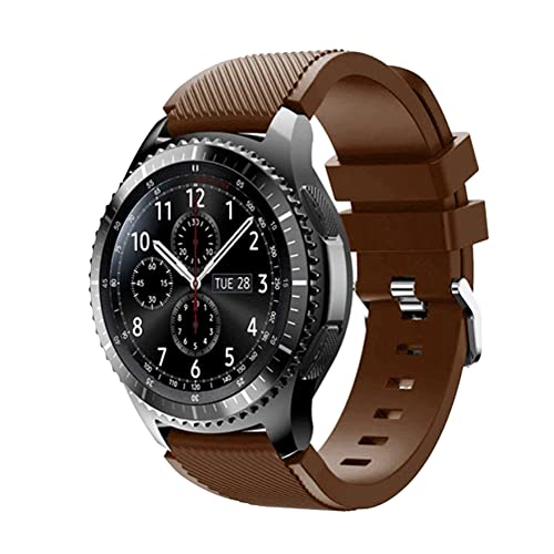 FunBand kompatibel mit Samsung Galaxy Watch 3 Armband 45mm, 22mm weiches Silikon Ersatzarmband ist für Galaxy Watch 3/Gear S3 Frontier/S3 Classic/Galaxy Watch 46mm/Huawei Watch GT2 Pro Smart Watch von FunBand
