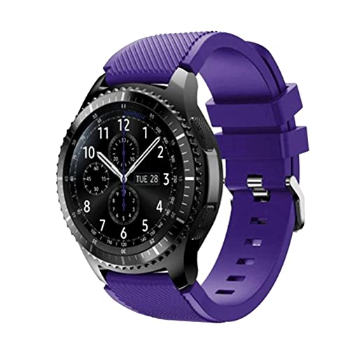 FunBand kompatibel mit Samsung Galaxy Watch 3 Armband 45mm, 22mm weiches Silikon Ersatzarmband ist für Galaxy Watch 3/Gear S3 Frontier/S3 Classic/Galaxy Watch 46mm/Huawei Watch GT2 Pro Smart Watch von FunBand