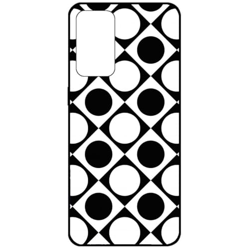 FunKaz Schutzhülle für Realme GT Master / Q3 Pro Carnival, geometrisches Muster, Schwarz und Weiß, rund und quadratisch, TPU, Schwarz FunKaz Schutzhülle für Realme GT Master / Q3 Pro Carnival, geometrisches Muster, Schwarz und Weiß, rund und quadratisch, TPU, Schwarz von FunKaz