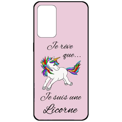 FunKaz Schutzhülle für Realme GT Master / Q3 Pro Carnival – Ich träume Que Je suis une Einhorn – Schutzhülle aus TPU (Ich träume me ein Einhorn) von FunKaz