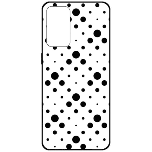 FunKaz Schutzhülle für Realme GT Master / Q3 Pro Carnival – geometrisches Muster schwarz und weiß – schwarze Kreise auf weißem Hintergrund – TPU-Schutzhülle FunKaz Schutzhülle für Realme GT Master / Q3 Pro Carnival – geometrisches Muster schwarz und weiß – schwarze Kreise auf weißem Hintergrund – TPU-Schutzhülle von FunKaz