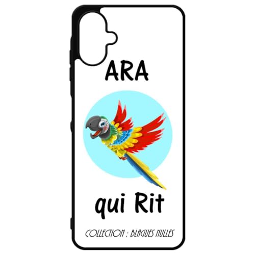 FunKaz Schutzhülle für Samsung Galaxy A06 (4G) – Ara Qui rit (Null-Witze) – Schutzhülle Schwarz TPU von FunKaz