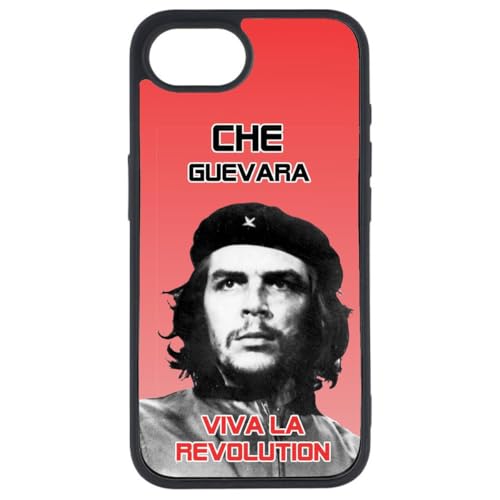 FunKaz Schutzhülle für iPhone 16e und iPhone SE4 (SE 2025) – Che Guevara – Viva la Revolution – Schwarze TPU-Schutzhülle von FunKaz