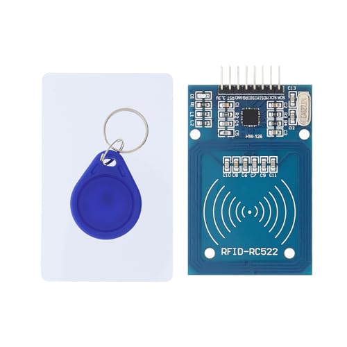 Funduino RFID-Kit für Arduino, Raspberry Pi - RFID Starter-Set mit Lesegerät (Reader), Chip und Steckkarte, 13.56 MHz, SPI-Schnittstelle - 1 Stück von Funduino