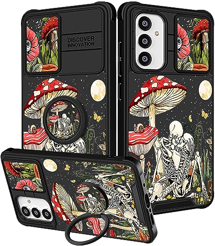 Funermei (2in1 für Samsung Galaxy A54 5G Handyhülle für Cute Skull Skelett Cover Goth Horror Scary Spooky Funny Cool Design mit Kamera-Abdeckung und Ring Ständer Funda für Samsung A54 5G Hülle Funermei (2in1 für Samsung Galaxy A54 5G Handyhülle für Cute Skull Skelett Cover Goth Horror Scary Spooky Funny Cool Design mit Kamera-Abdeckung und Ring Ständer Funda für Samsung A54 5G Hülle von Funermei