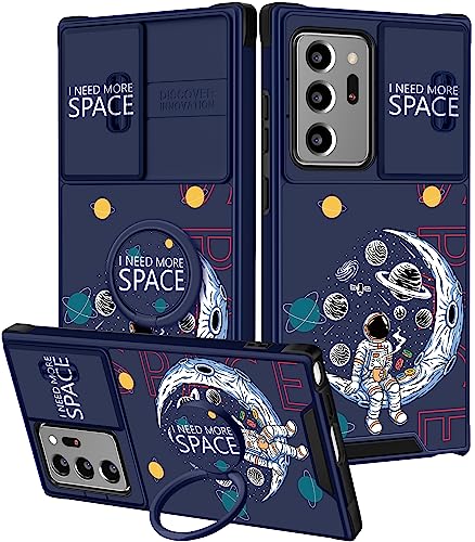 Funermei (2in1 für Samsung Galaxy Note 20 Ultra Hülle für Frauen Niedliche Mädchen Handyhülle Astronaut Lustig Cool Cartoon NASA Design mit Kamera-Abdeckung und Ringständer Funda für Galaxy Note 20 Funermei (2in1 für Samsung Galaxy Note 20 Ultra Hülle für Frauen Niedliche Mädchen Handyhülle Astronaut Lustig Cool Cartoon NASA Design mit Kamera-Abdeckung und Ringständer Funda für Galaxy Note 20 von Funermei