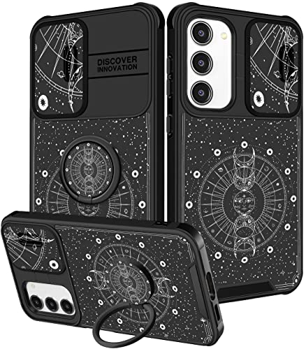 Funermei 2-in-1-Schutzhülle für Samsung Galaxy S23 für Damen, süßes Mädchen, Motiv: Sonne, Mond, Planet, lustig, lustig, Kawaii, ästhetisch, Cooles Design, mit Kamera-Abdeckung und Ringständer, für Funermei 2-in-1-Schutzhülle für Samsung Galaxy S23 für Damen, süßes Mädchen, Motiv: Sonne, Mond, Planet, lustig, lustig, Kawaii, ästhetisch, Cooles Design, mit Kamera-Abdeckung und Ringständer, für von Funermei