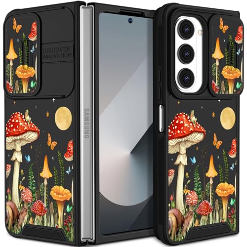 Funermei Schutzhülle für Samsung Galaxy Z Fold 6 – Frauen und Mädchen, niedlich, hübsch, ästhetisch, Pilz, einzigartiges Design mit Kamera-Abdeckung, Funda für Samsung Fold 6 Hülle Funermei Schutzhülle für Samsung Galaxy Z Fold 6 – Frauen und Mädchen, niedlich, hübsch, ästhetisch, Pilz, einzigartiges Design mit Kamera-Abdeckung, Funda für Samsung Fold 6 Hülle von Funermei