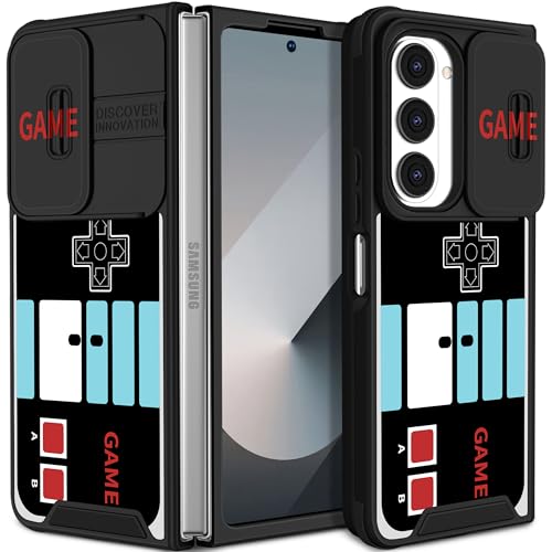 Funermei Schutzhülle für Samsung Galaxy Z Fold 6 – Frauen und Mädchen, niedliches Handyhülle, hübsches ästhetisches Spiel, einzigartiges, lustiges Design mit Kamera-Abdeckung, Funda für Samsung Fold 6 von Funermei