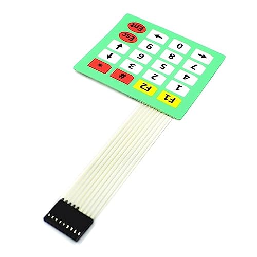 Funfob 10 Stück 4 X 5 Tasten Membranschalter Tastatur 20 Tastatur Membranschalter DIY Kit Brandneue Flexibel von Funfob