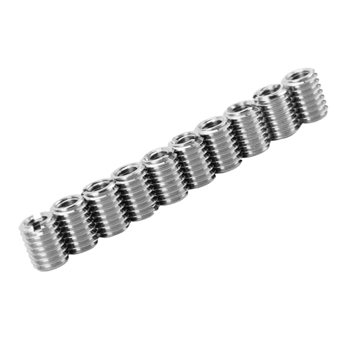303 Edelstahl M5x0.8 Bis M8x1.25 Gewindeeinsatzkit, Easy Fadenreparaturwerkzeug, Robuste und Korrosionsresistente, für Luftfahrt, Automobil, Elektronik, Lampen, Maschinen und von Funien