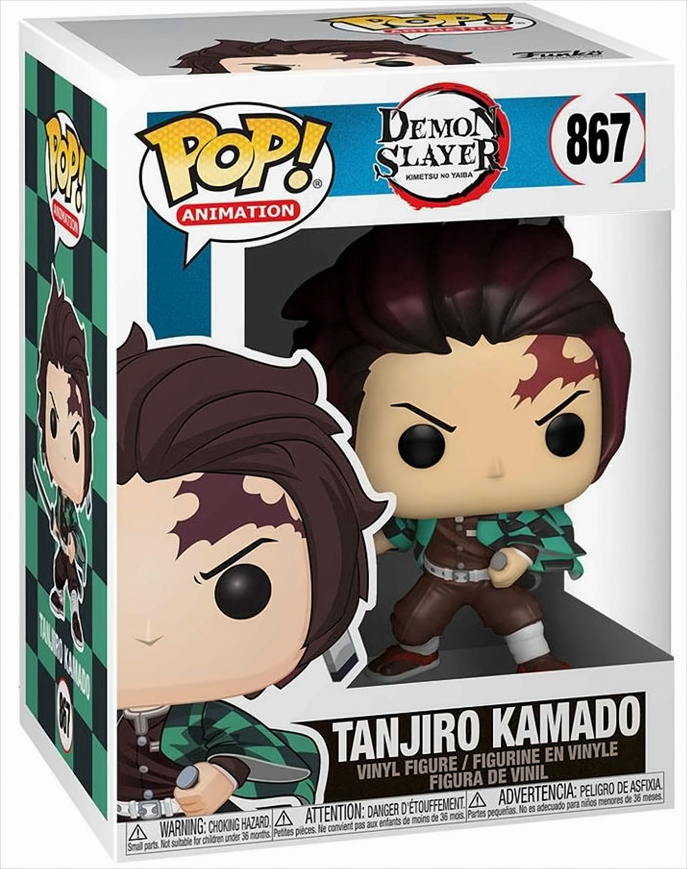 Funko Pop - Animation - Demon Slayer - Tanjiro Kamado 867 Funko Pop - Animation - Demon Slayer - Tanjiro Kamado 867