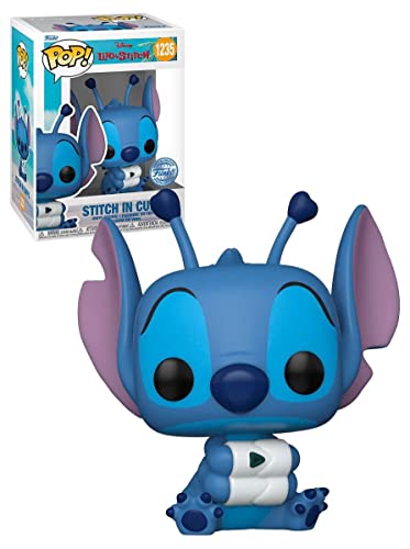 Funko Lilo & Stitch Pop! Disney Vinyl Figur Stitch in Cuffs, 9 cm von Funko