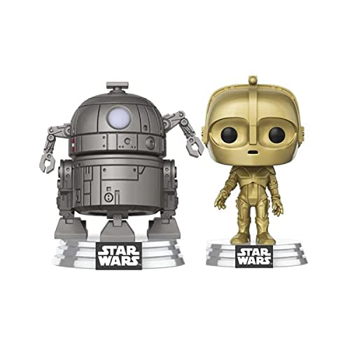Funko Pop! Disney: Star Wars Concept - C-3PO & R2-D2 (Exclusively at Disney) 2-Pack Bobble-Heads Vinyl Figures von Funko