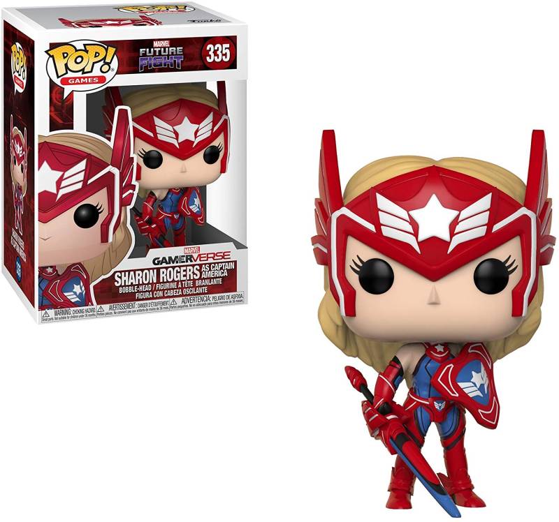 Funko Pop Games Marvel Future Fight - Sharon Rogers als Captain Amerika von Funko