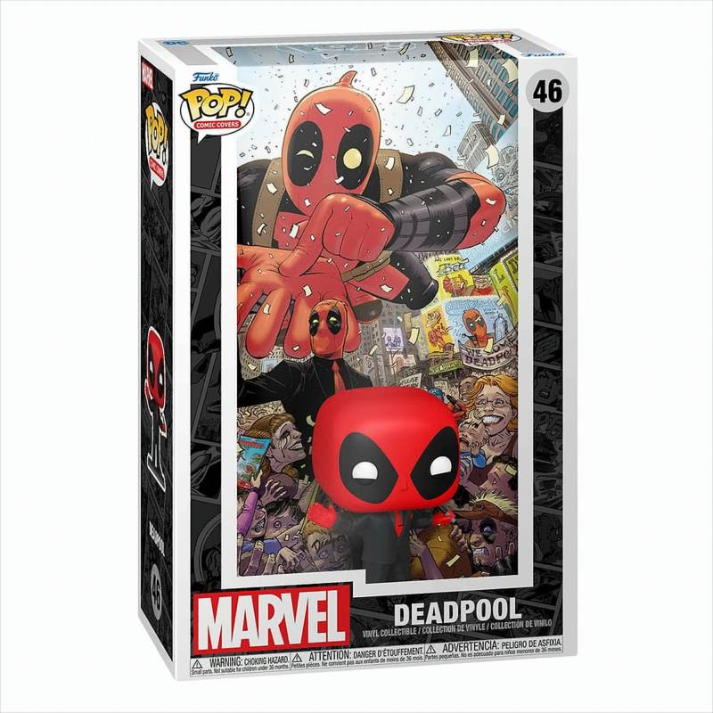 POP - Comic Cover - Marvel Deadpool in Black Suit von Funko