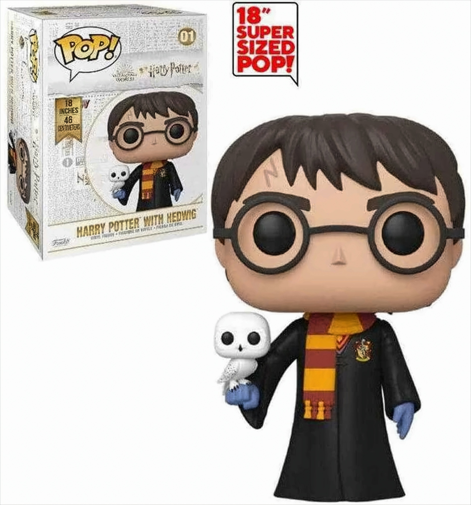 POP -Harry Potter - Harry Potter with Hedwig 48 cm von Funko