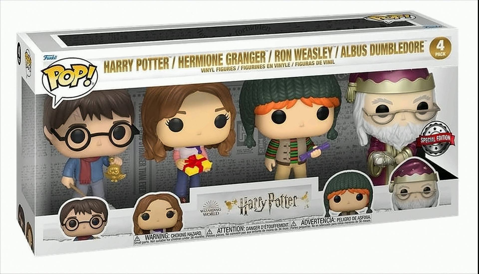 POP - Movie - Harry Potter Holiday 4er-Pack von Funko